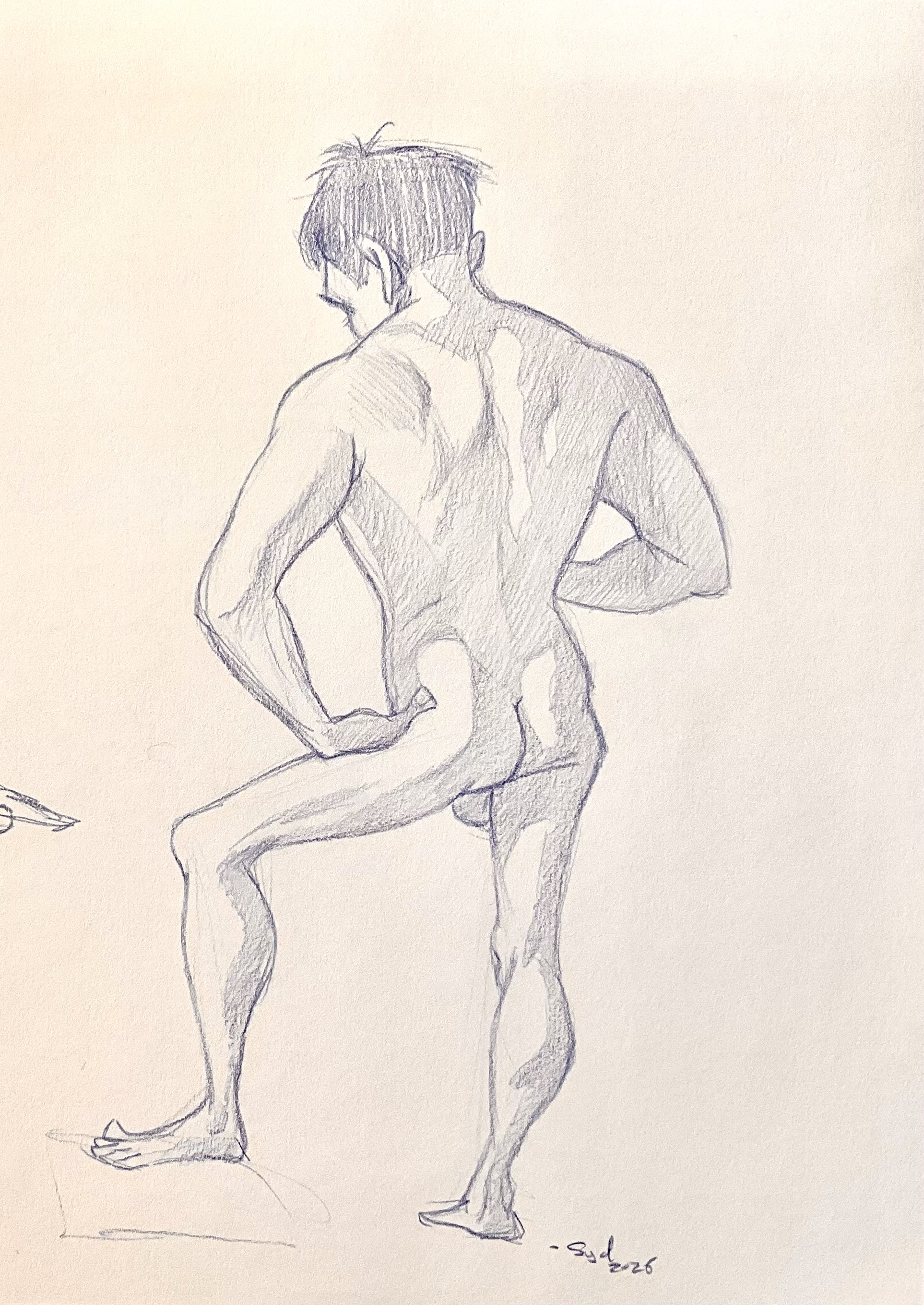 Bobby — Back View, Hand on Hip by Syd Stroud
