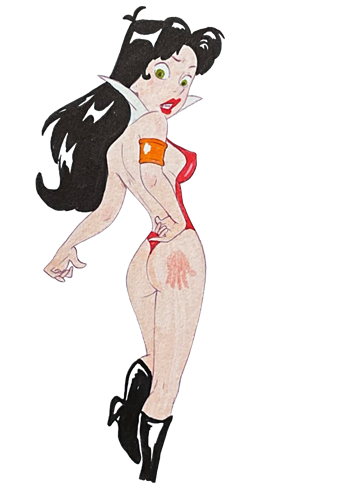 Original ink drawing by Syd Stroud